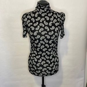 NWT Michael Kors Paisley Top